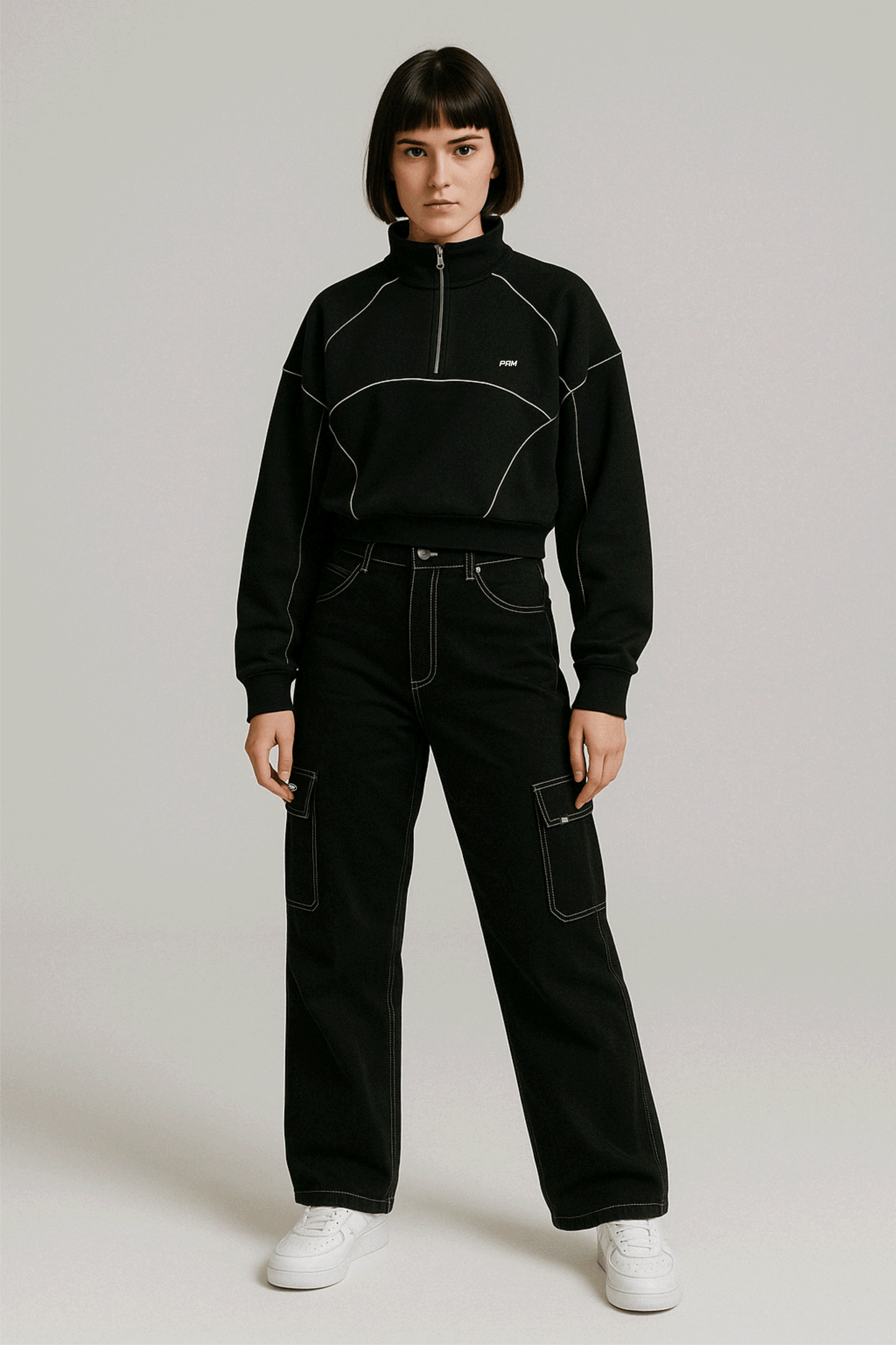Pantalón Cargo - Negro
