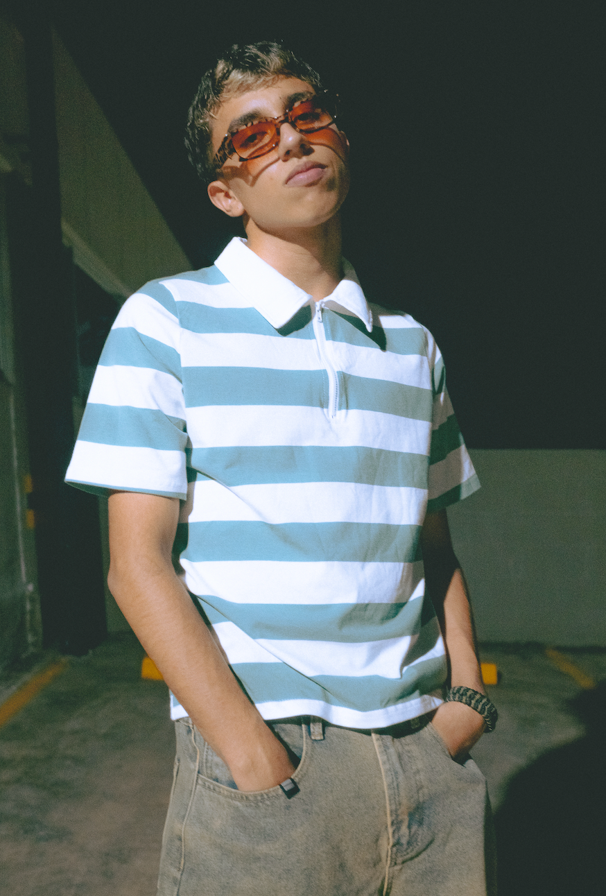 Polo – Striped Motion - Verde