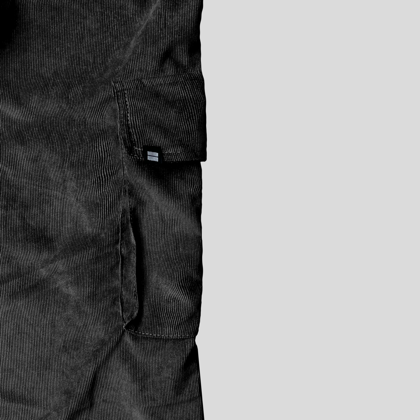 Pantalón Cargo Pana - Negro