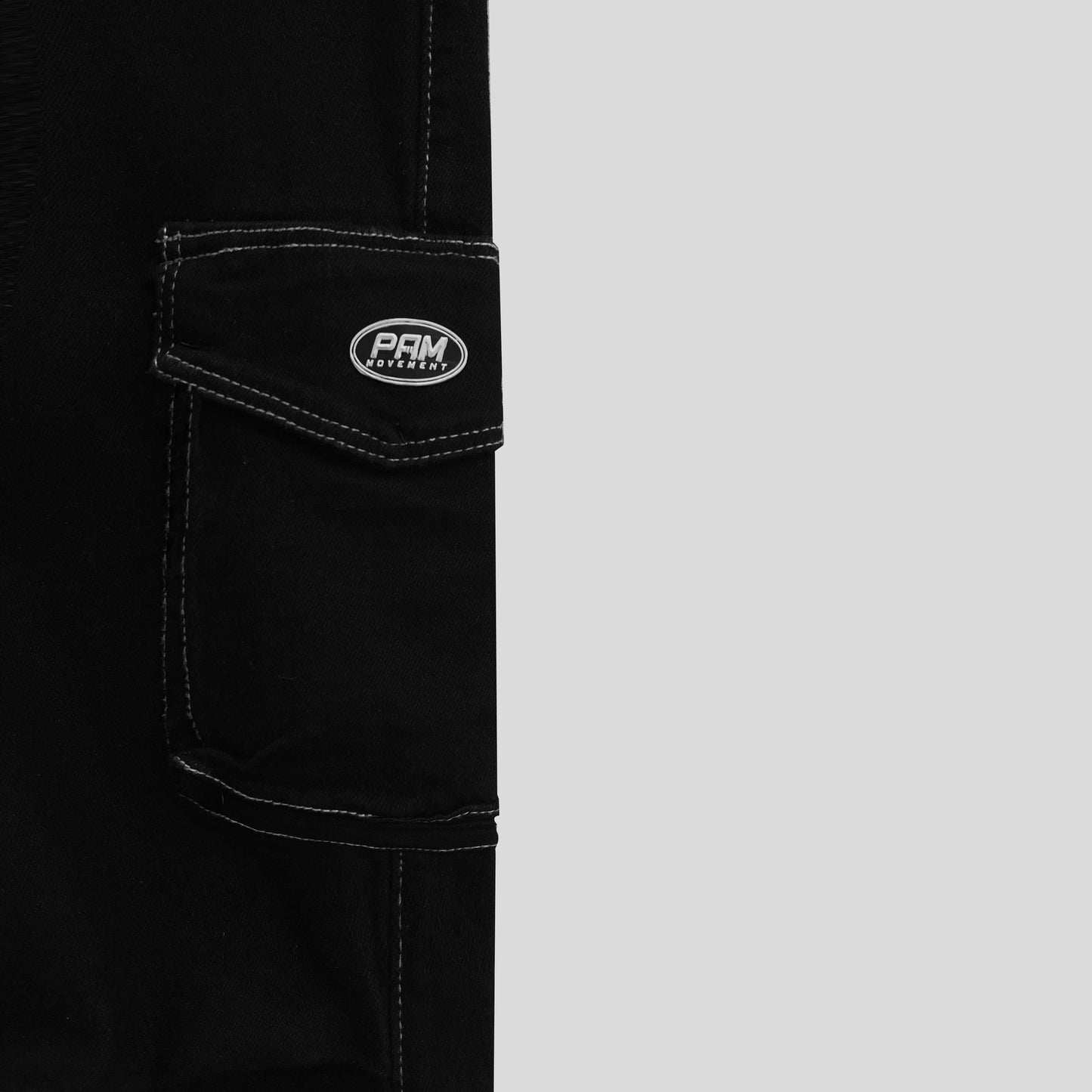 Pantalón Cargo Parachute - Negro