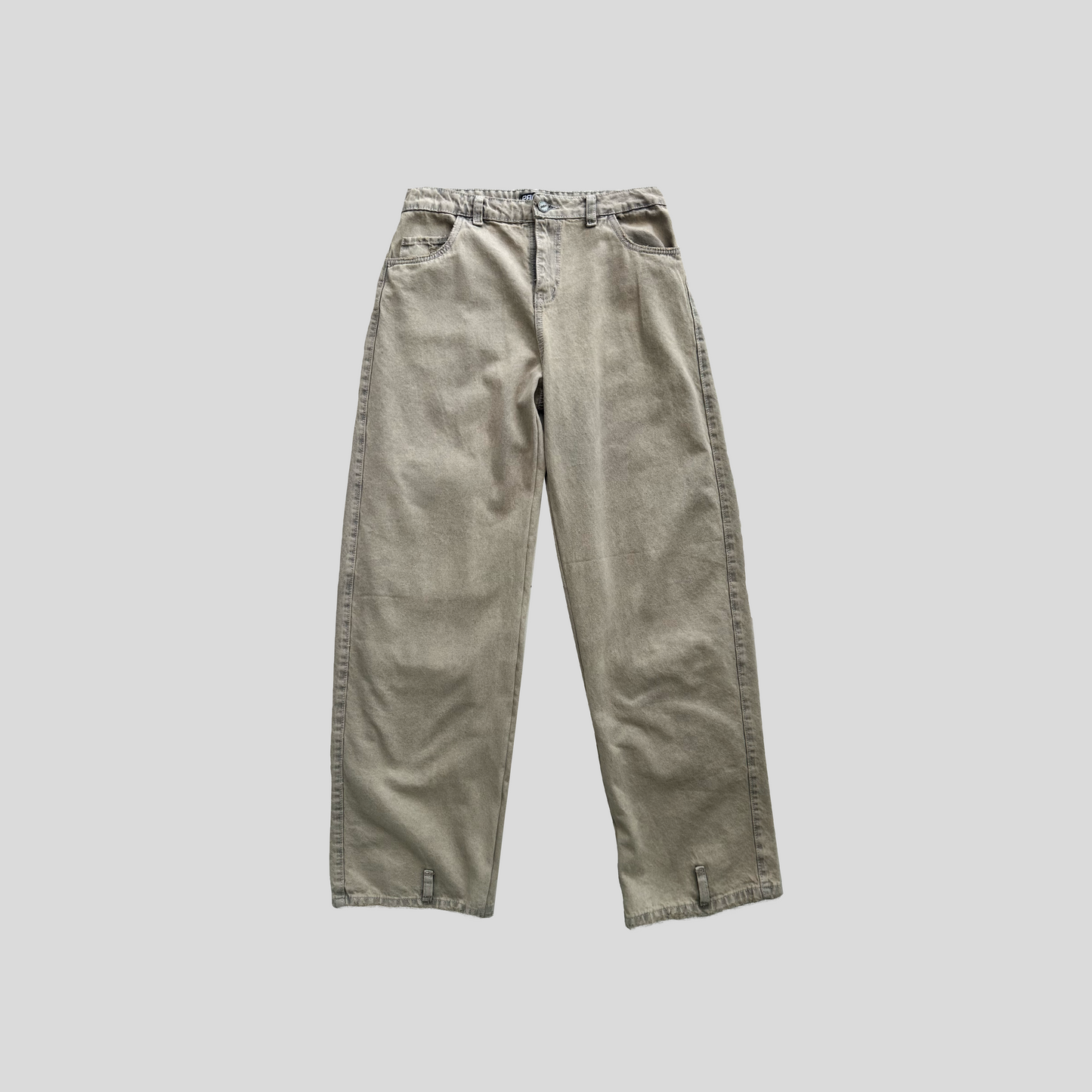Pantalón Cargo Acid Wash - Beige