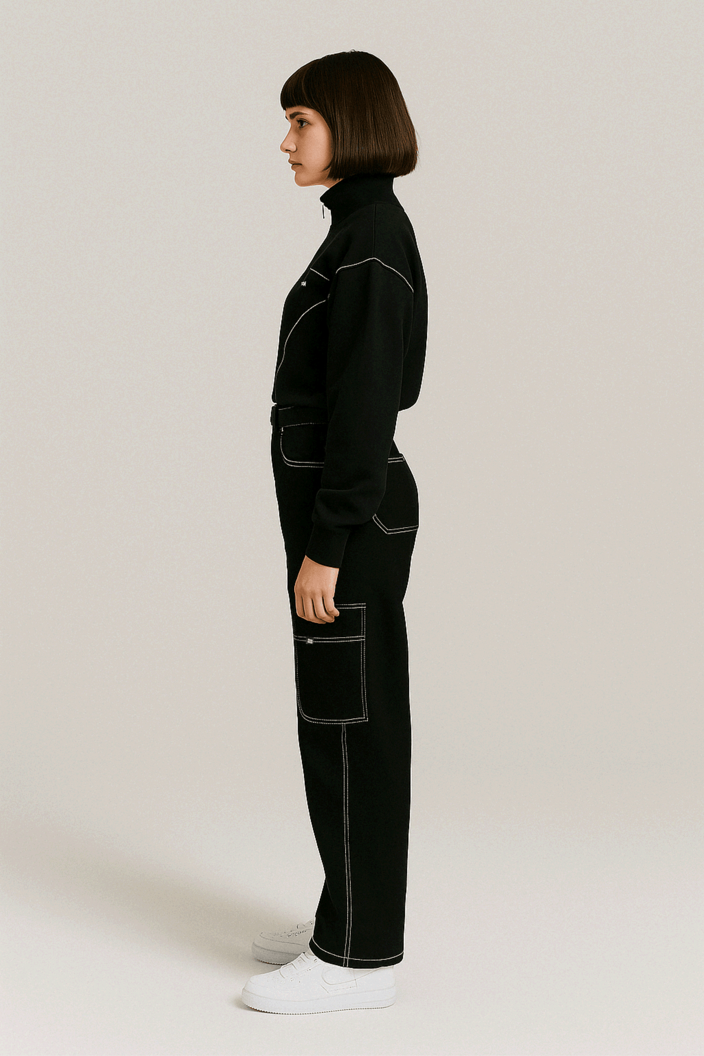 Pantalón Cargo - Negro