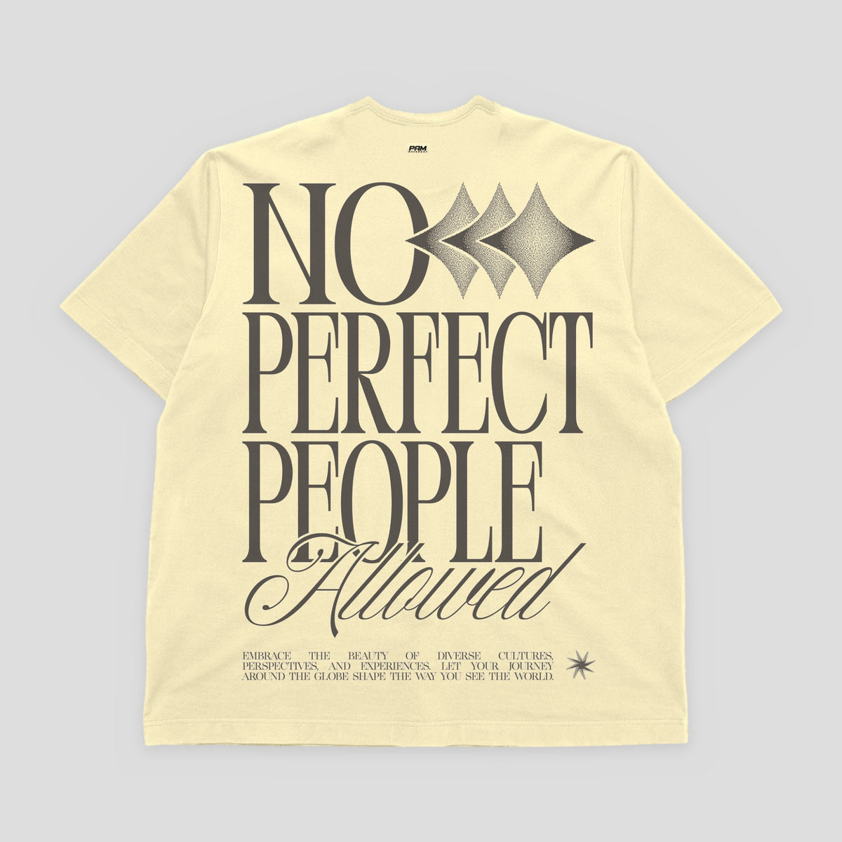 Camiseta No Perfect People – Mantequilla