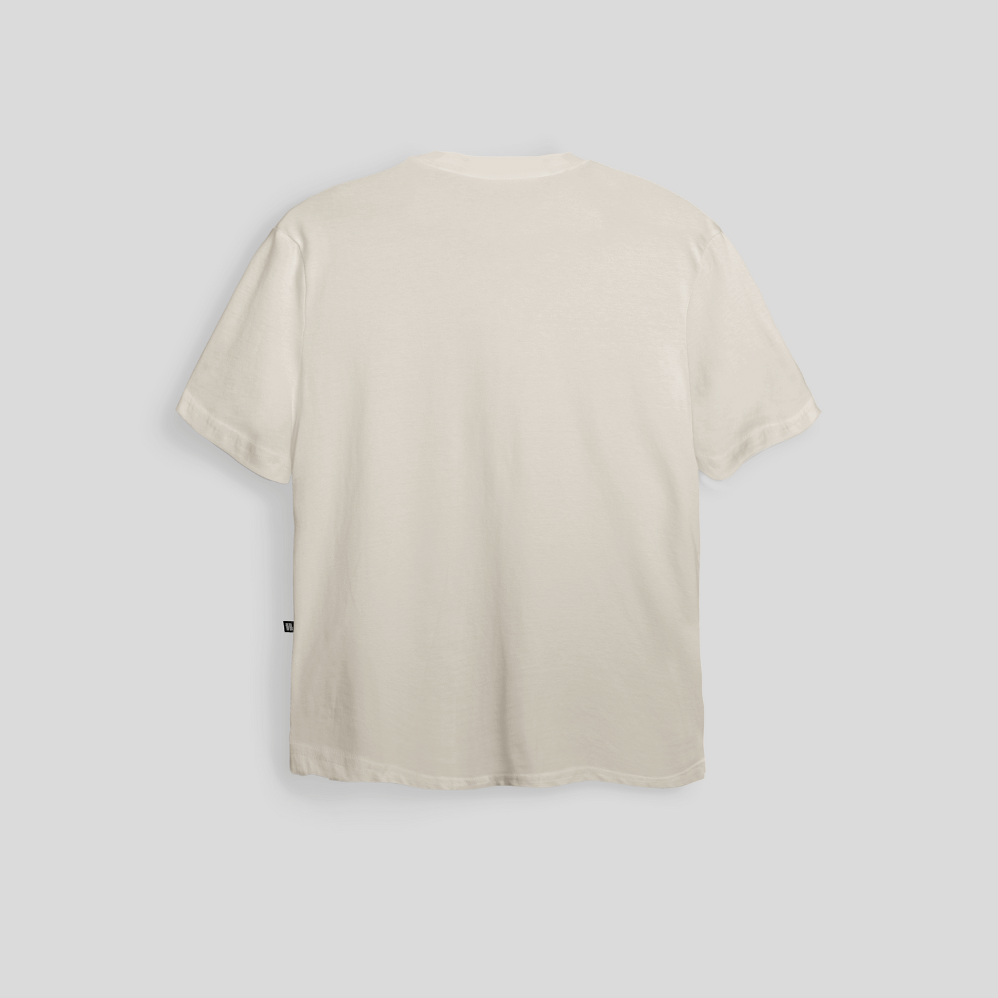 Camiseta Boxy Fit Basic - Beige