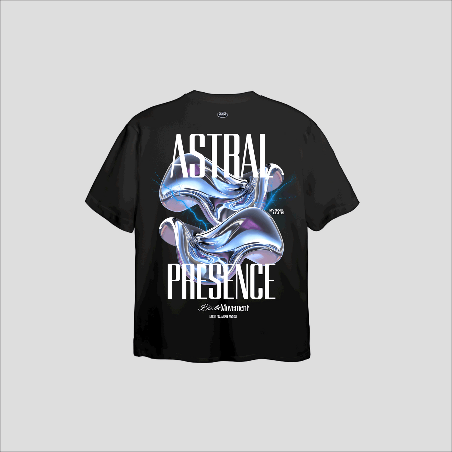 Camiseta Boxyfit Astral Presence - Negro