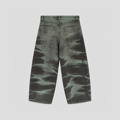 Jean Barrel Storm - Negro Verde - espalda