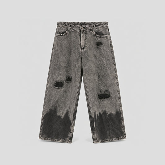 Jean Burnout Rip - Negro - frente