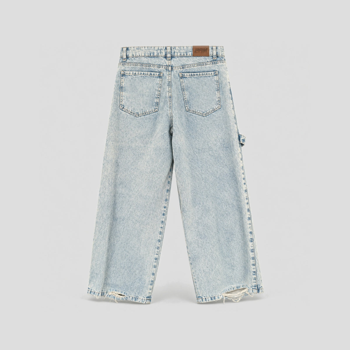 Jean Strap Destroyer - Azul Claro - espalda