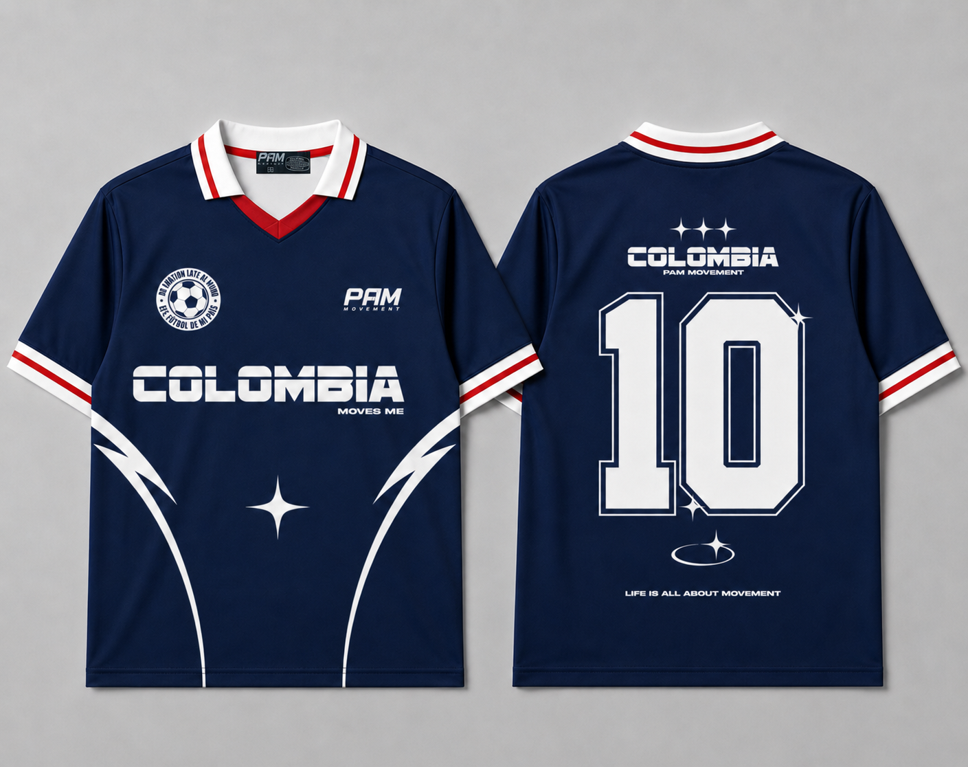 Camiseta tipo Polo - Navy Colombia