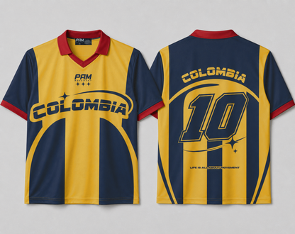 Camiseta tipo Polo - Retro Colombia
