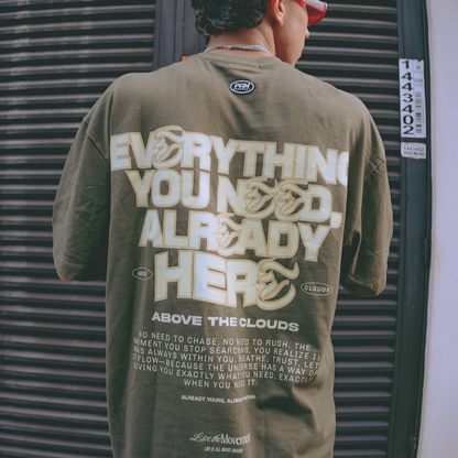 Camiseta Above the Clouds – Essence Edition - Verde