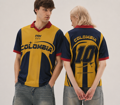 Camiseta tipo Polo - Retro Colombia