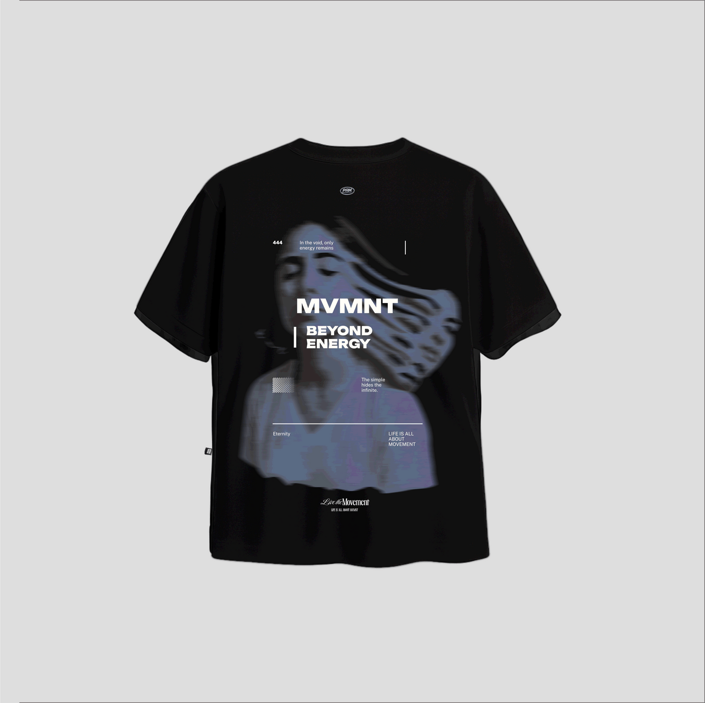 Camiseta Deep Faces - Negro