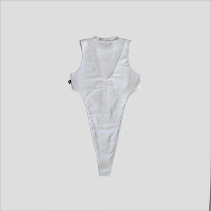 Bodysuit Deep Reveal - Blanco