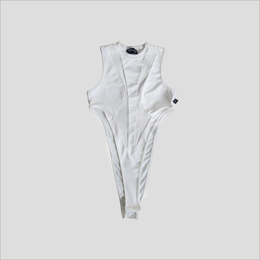 Bodysuit Deep Reveal - Blanco