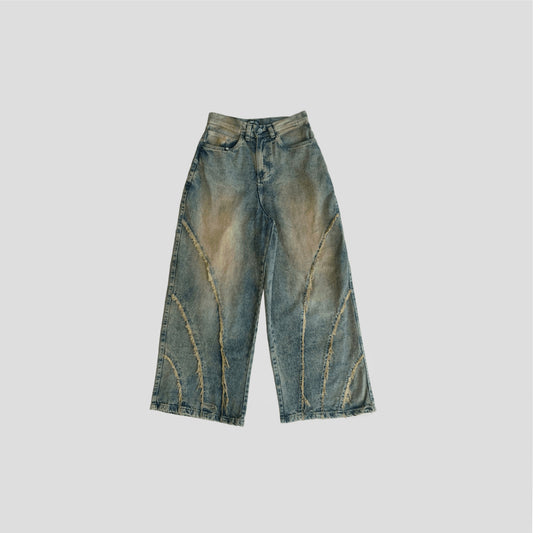 Jean Baggy Acid Wash Toxic