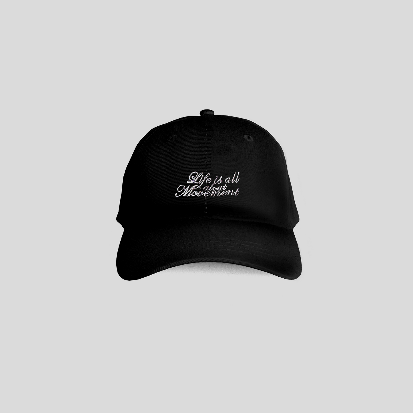 Gorra Beisbolera Life Is All About Movement - Negro