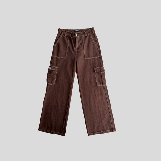 Pantalón Cargo - Café