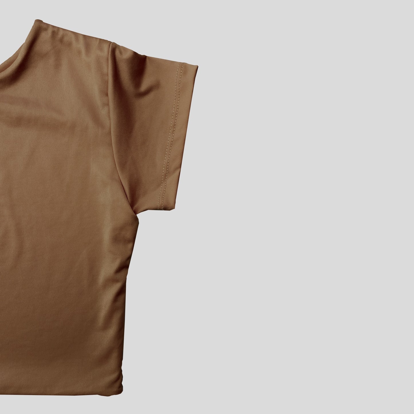 Camiseta Cropped - Chocolate