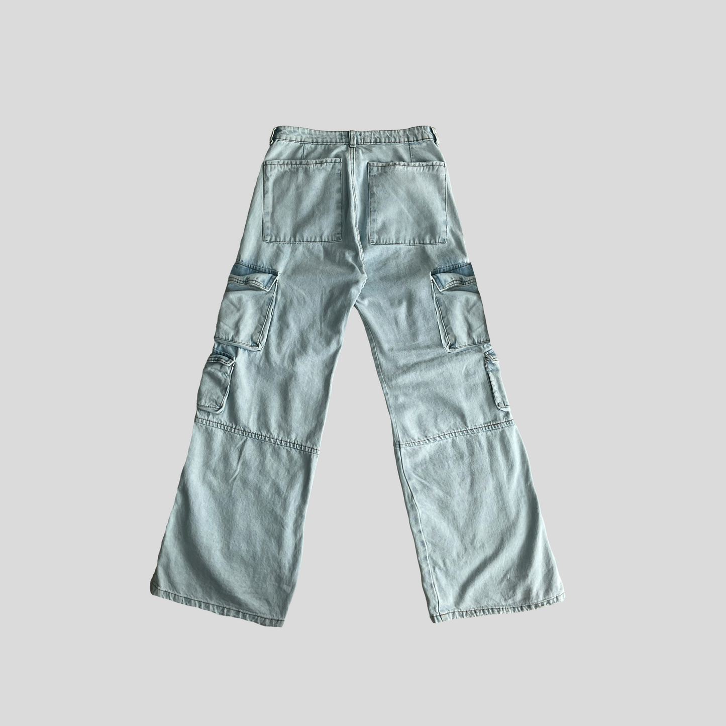 Pantalón Cargo Mil Bolsillos - Hielo