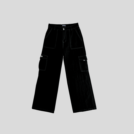 Pantalón Cargo - Negro