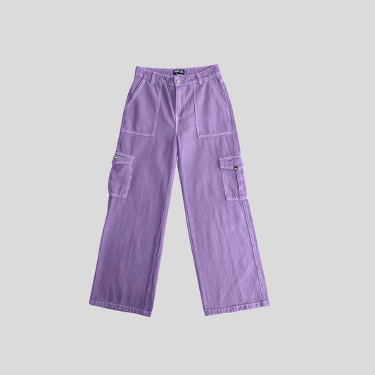 Pantalón Cargo - Lila