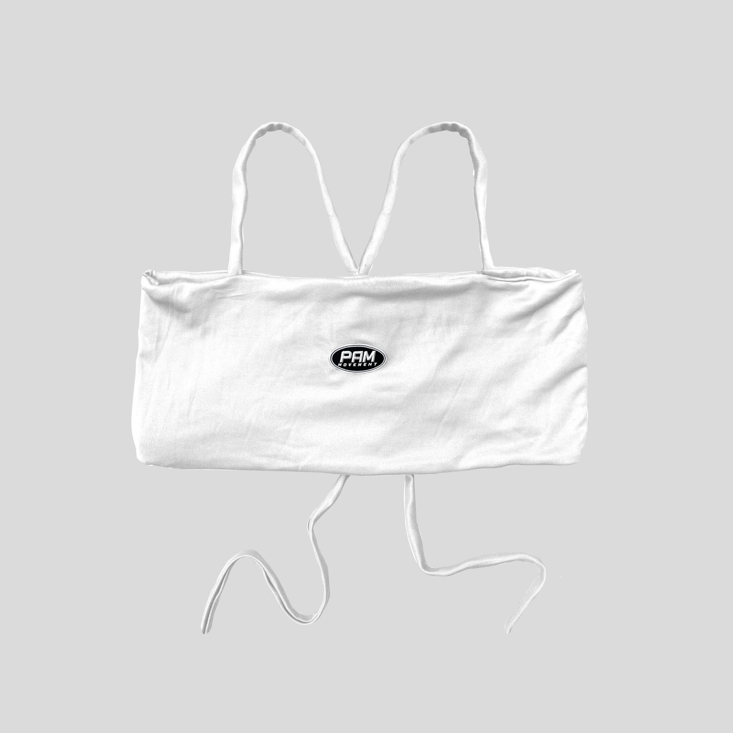 Crop Top Tiras - Blanco