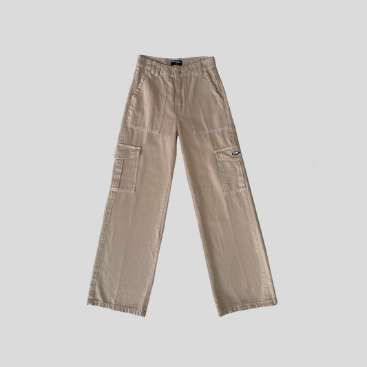 Pantalón Cargo - Beige