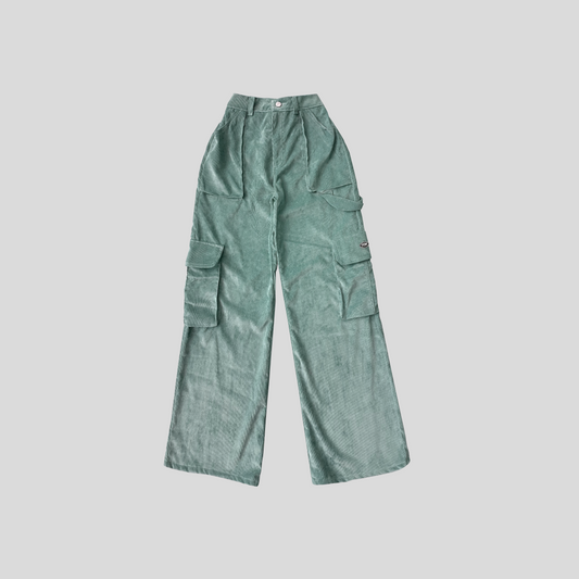 Pantalón de Pana - Menta Pastel