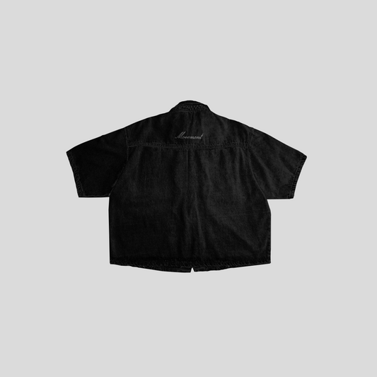 Camisa Denim - Negro