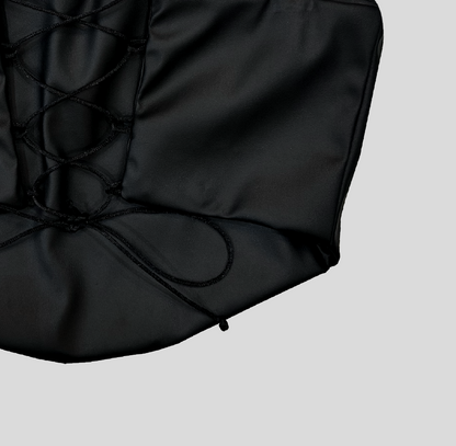 Corse Cuerina Strapples - Negro