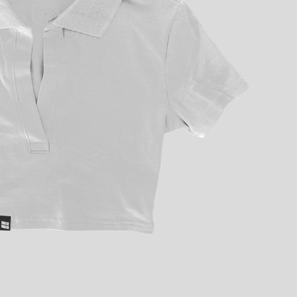 Camiseta tipo Polo - Blanco