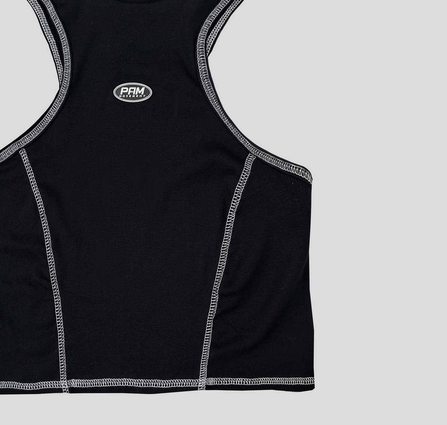 Top Tank Costuras - Negro