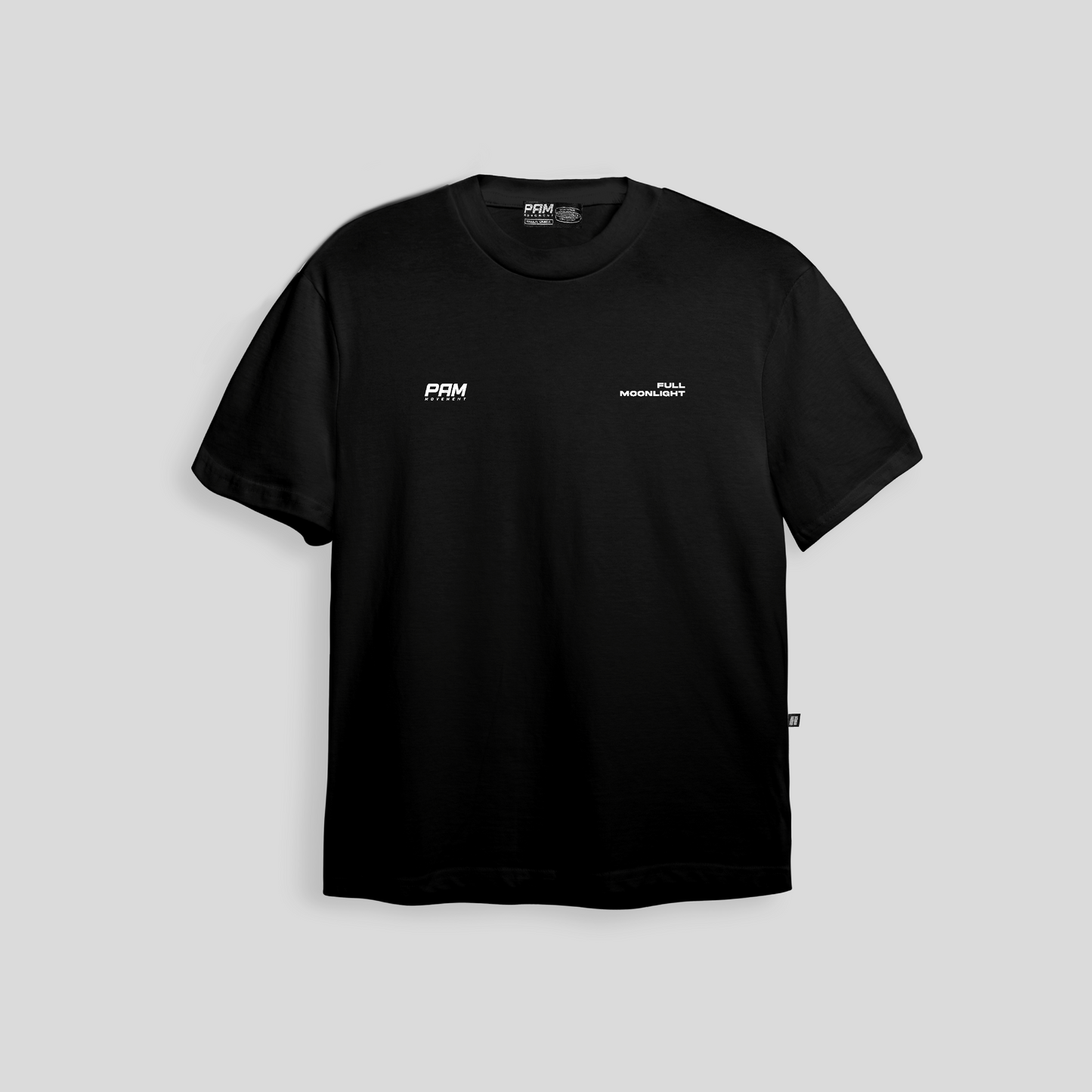 Camiseta Boxy Fit Full Moon - Negra