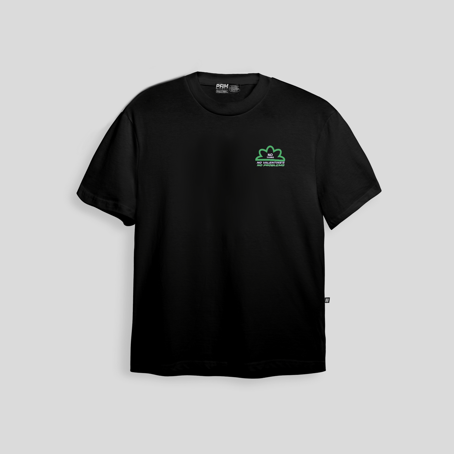 Camiseta No Valentine's - Negro