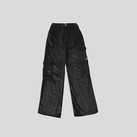 Pantalón Cargo Pana - Negro