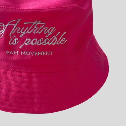 Gorro Pesquero Anything is Possible - Fucsia