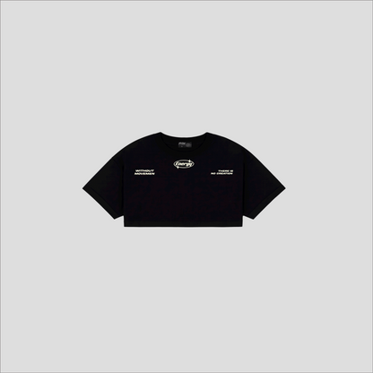 Camiseta Cropped "Energy" - Negro