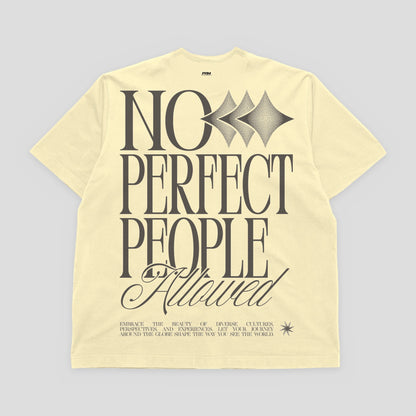 Camiseta No Perfect People – Mantequilla