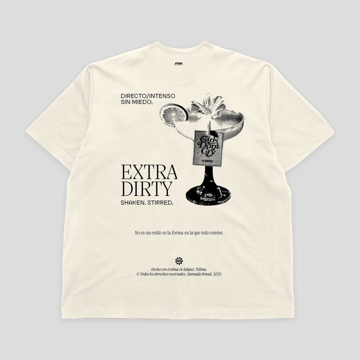 Camiseta Extra Dirty – Marfil
