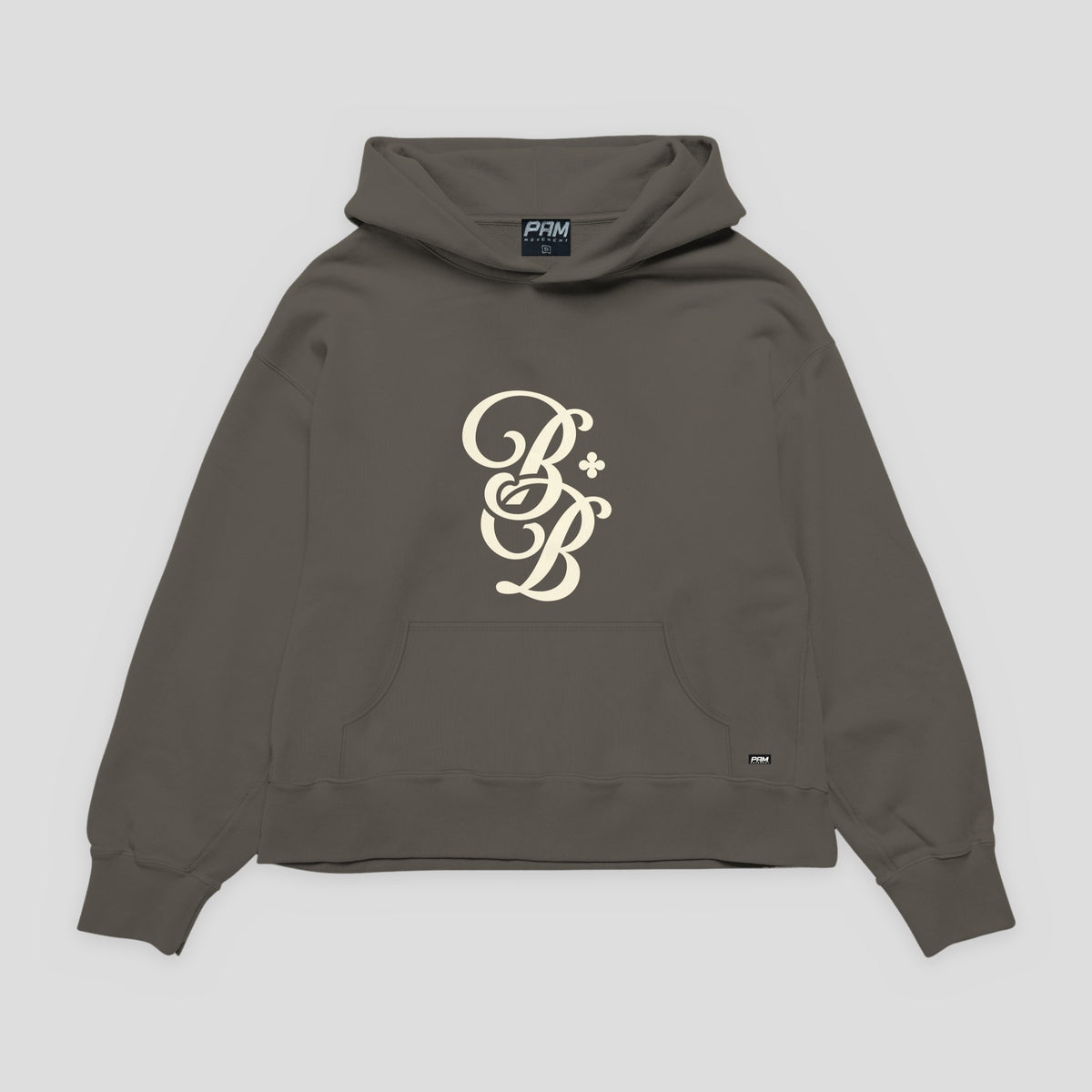Hoodie B&B – Gris Carbón