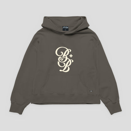 Hoodie B&B – Gris Carbón