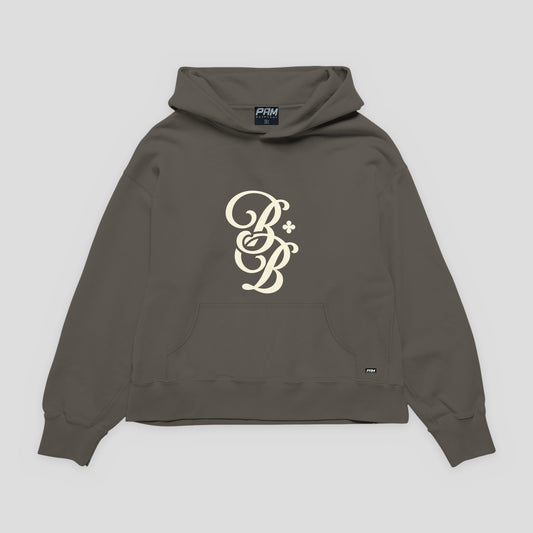 Hoodie B&B – Gris Carbón