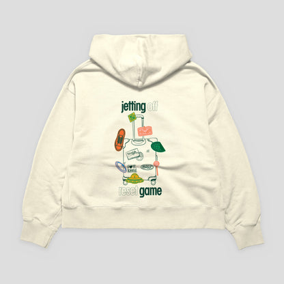 Hoodie Jetting Off – Crema