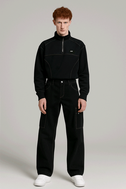 Pantalón Cargo - Negro
