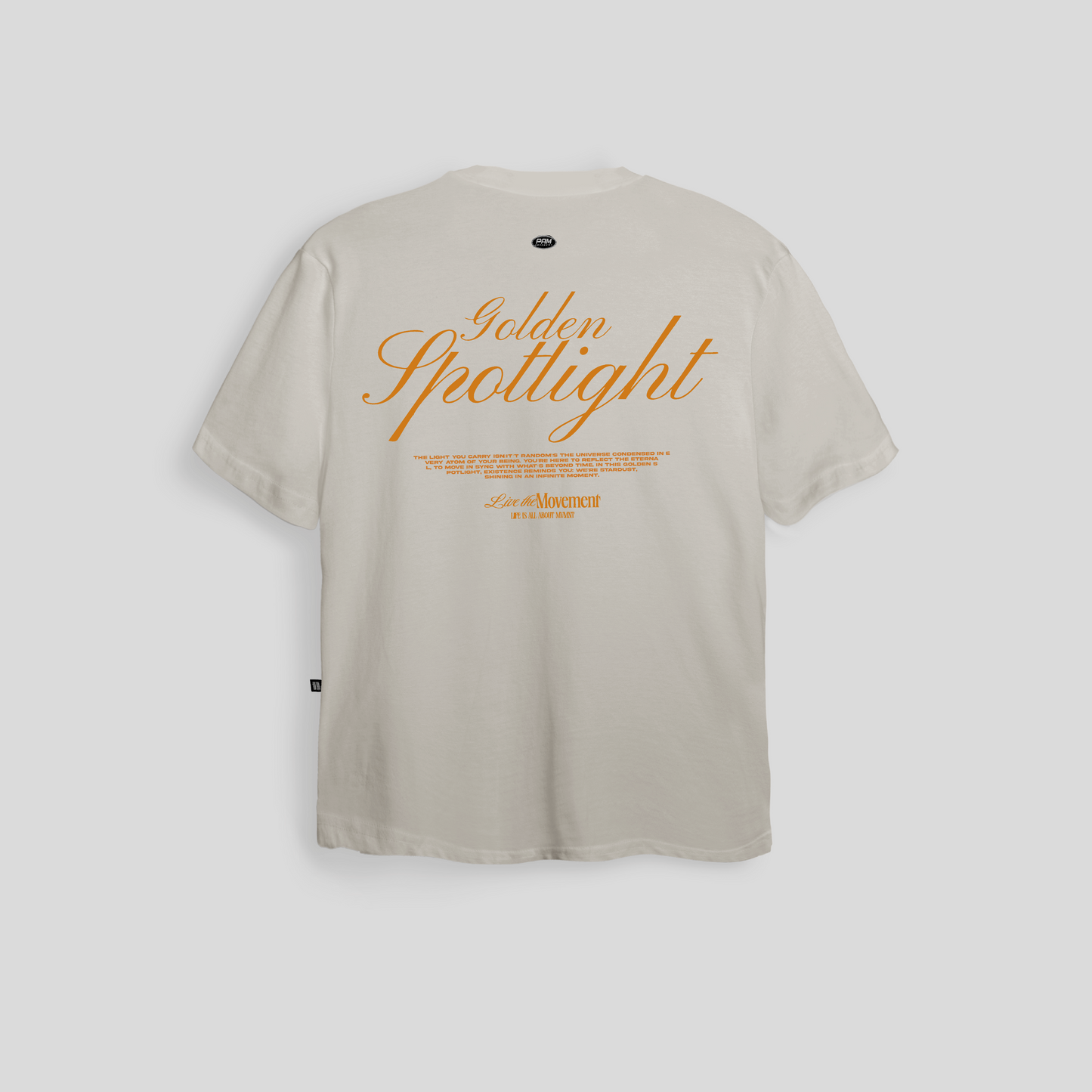 Camiseta Golden Spotlight - Beige
