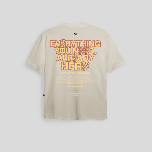 Camiseta Above the Clouds – Essence Edition - Beige