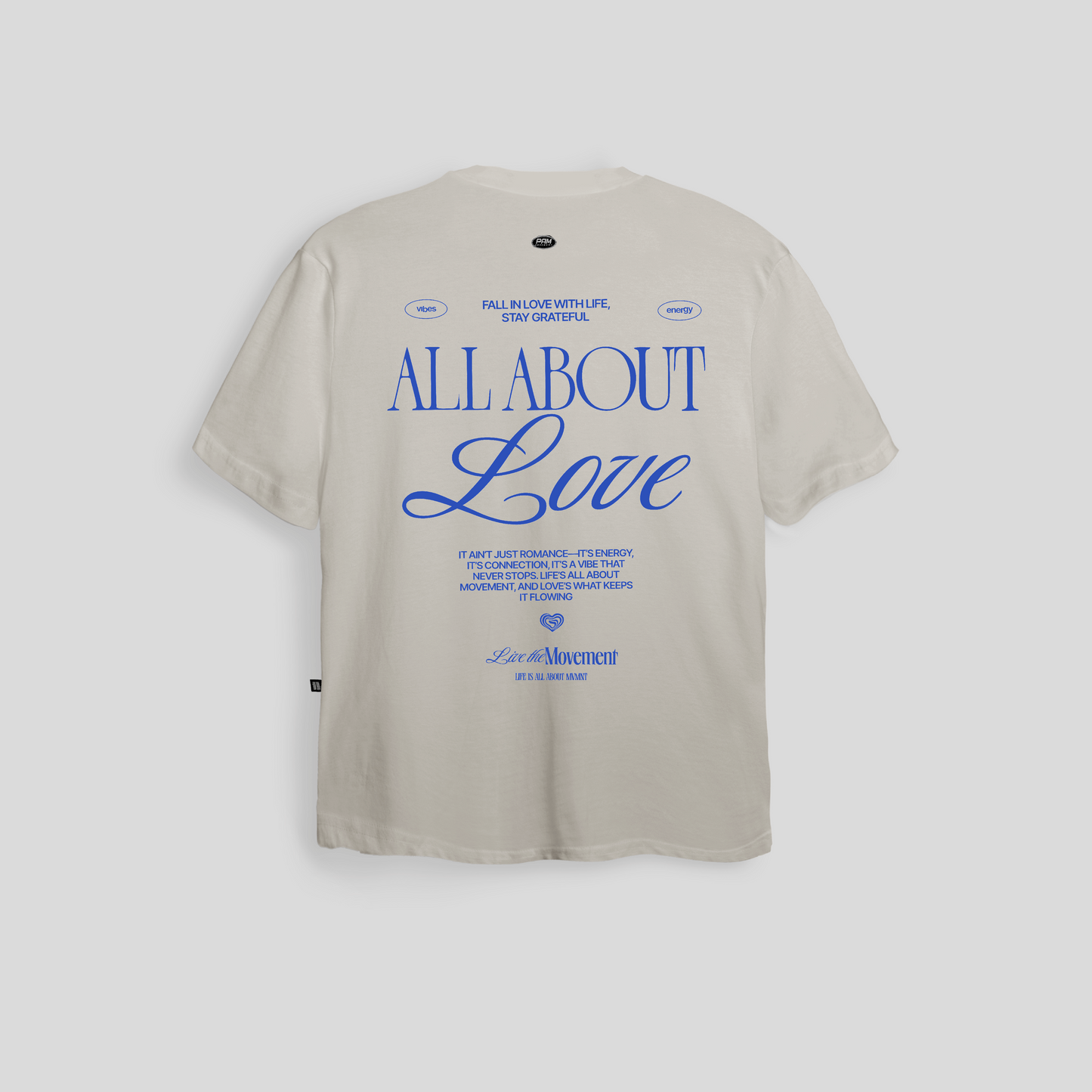 Camiseta All About Love - Azul