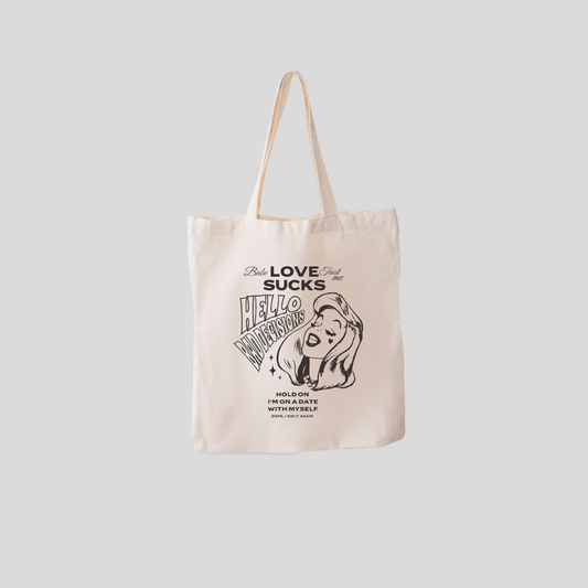Tote Bag Love Sucks