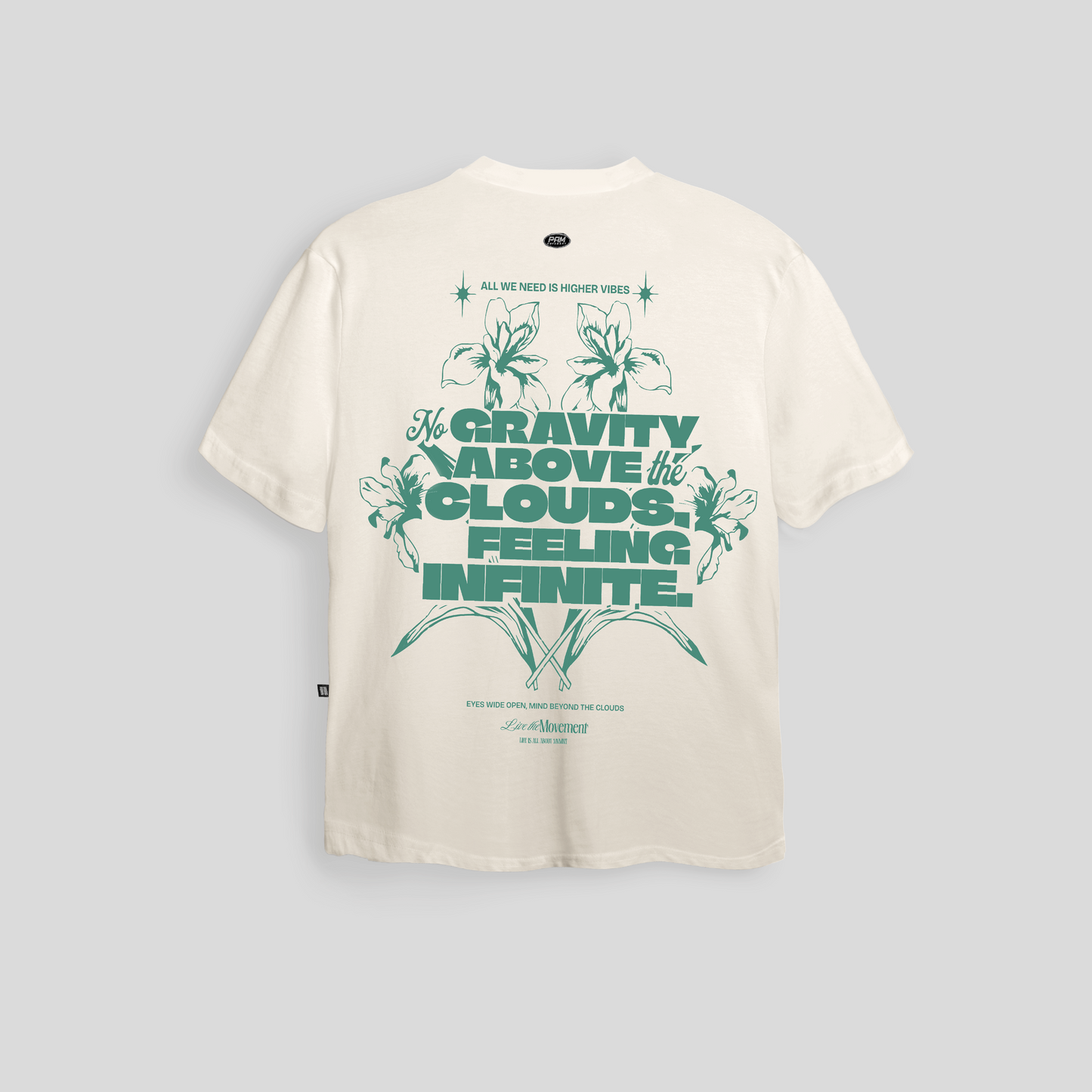 Camiseta Above the Clouds – No Gravity Edition - Crema Claro